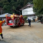 「文化財防火デー」に伴う消防訓練